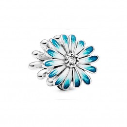 Blue Daisy Enamel Charms DOK9781